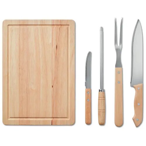 5-delige bbq accessoire set Zwart