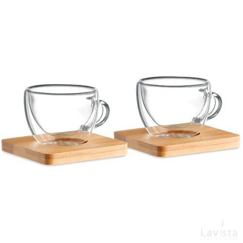 Espresso set Belize transparant