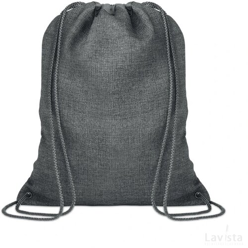 2-tone rugzakje met koord Tocayo grijs