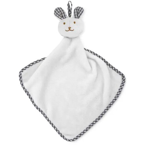 Pluche konijn knuffeldoekje Wit