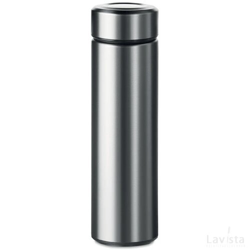 Dubbelwandige drinkfles 425 ml Patagonia mat zilver