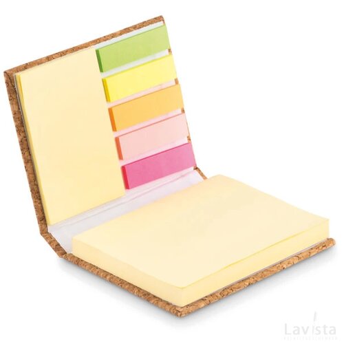 Memoboekje kurk Visioncork beige