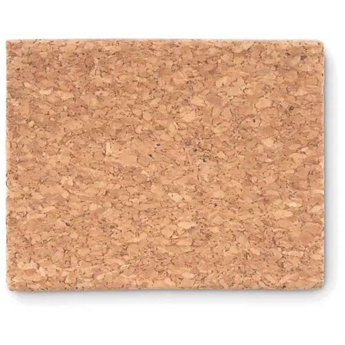 Kurk boekje met post-its Beige