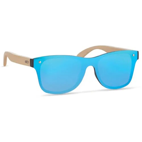 Zonnebril met all-over spiegelglas Blauw