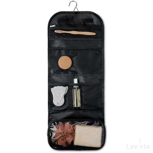 Reis toilettas Cote bag zwart