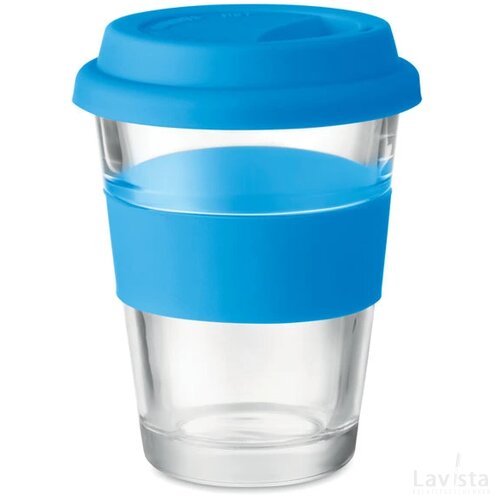 Glazen drinkbeker 350 ml Astoglass blauw