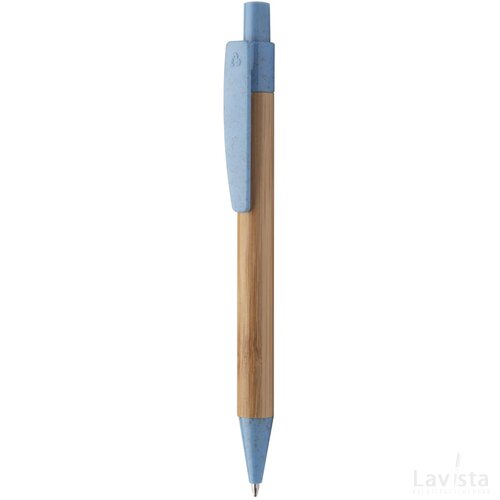 Boothic Bamboe Balpen (Kobalt) Blauw