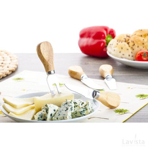 Koet Kaas Messen Set Naturel