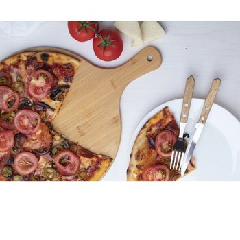 Pizza snijplank met handvat Naturel