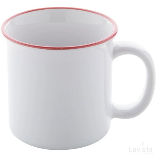 Gover Retro Sublimatie Mok Rood