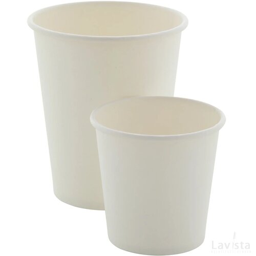 Papcap S Papieren Beker Wit