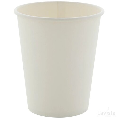 Papcap M Papieren Beker Wit