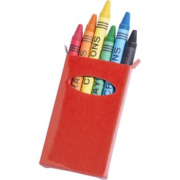 Tune 6 Krijtjes Set Rood