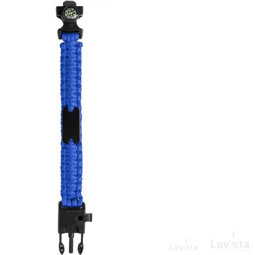 Survival Armband Met Kompas Zwart