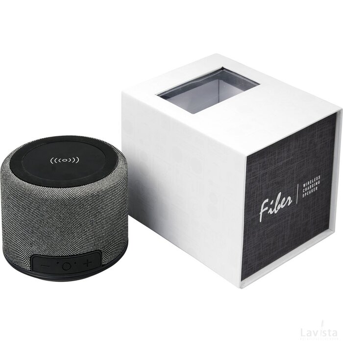 Fiber draadloze oplaadbare Bluetooth® speaker Zwart