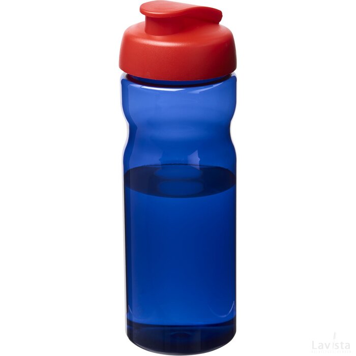 H2O Eco 650 ml sportfles met kanteldeksel koningsblauw,Rood Koningsblauw, Rood Koningsblauw/Rood