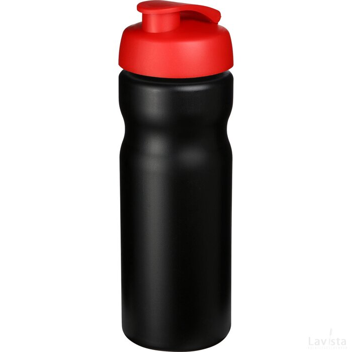 Baseline® Plus 650 ml sportfles met kanteldeksel Zwart,Rood Zwart, Rood Zwart/Rood
