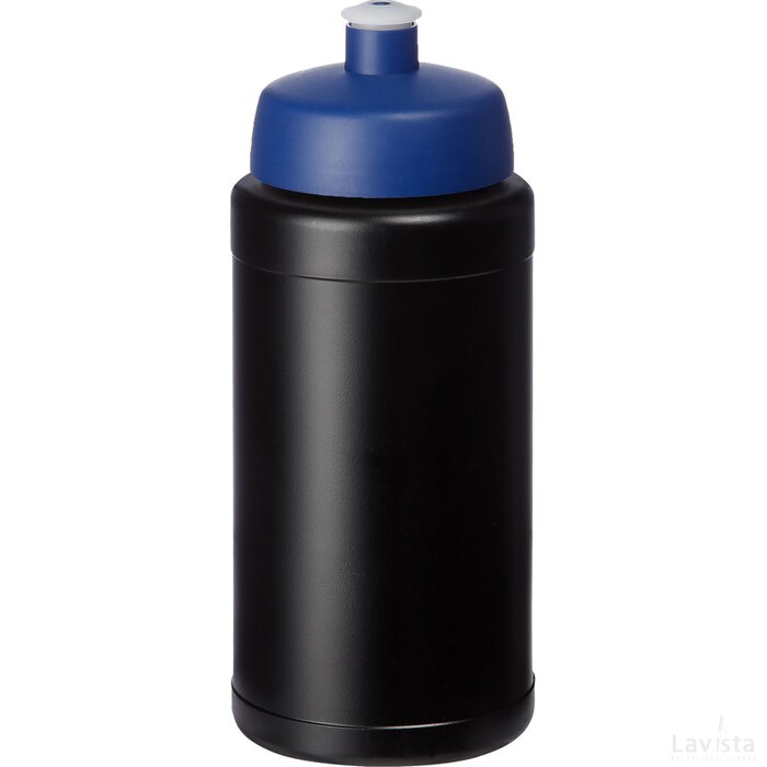 Baseline® Plus 500 ml drinkfles met sportdeksel Zwart,blauw Zwart, Blauw Zwart/Blauw