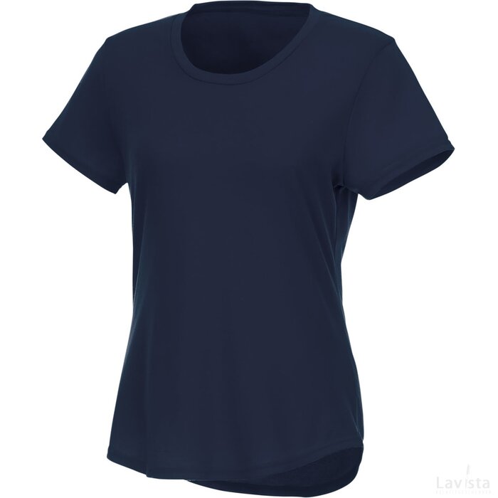 Jade gerecycled dames t-shirt met korte mouwen Navy