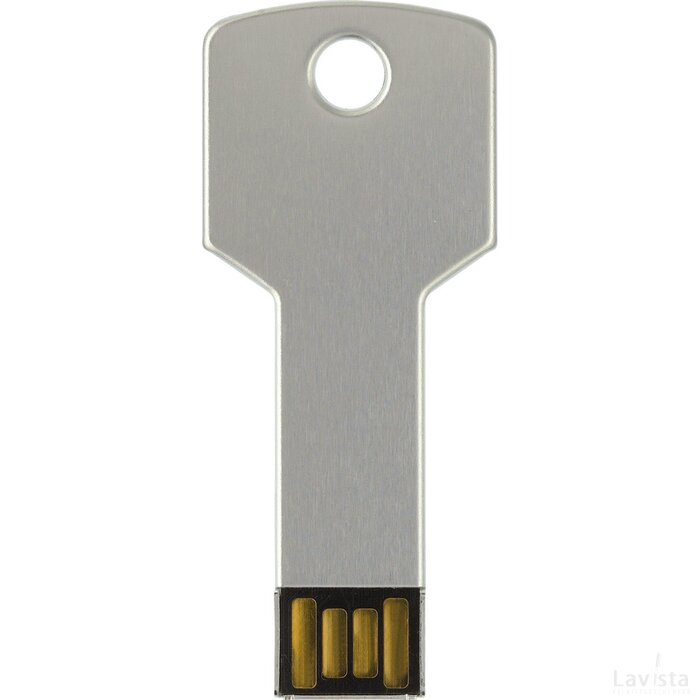 USB stick 2.0 key 8GB zilver