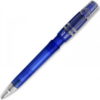 Balpen Nora Clear transparant transparant donker blauw
