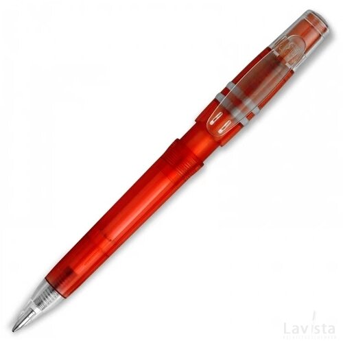 Balpen Nora Clear transparant transparant rood