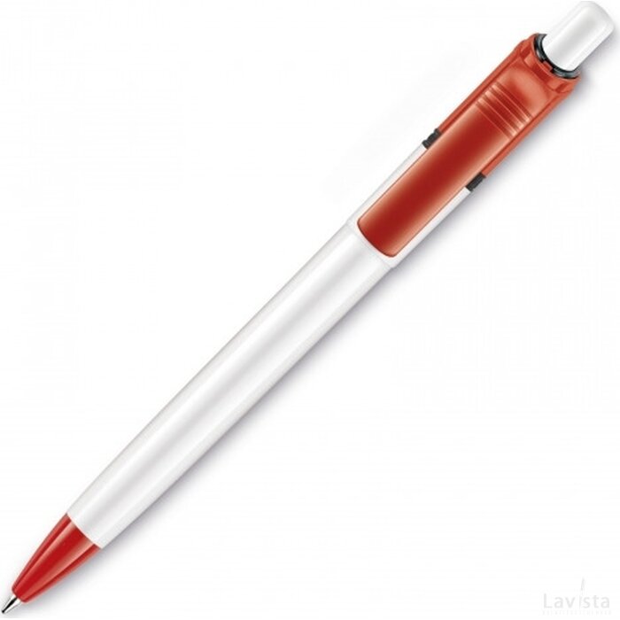 Balpen Ducal Colour hardcolour wit / rood