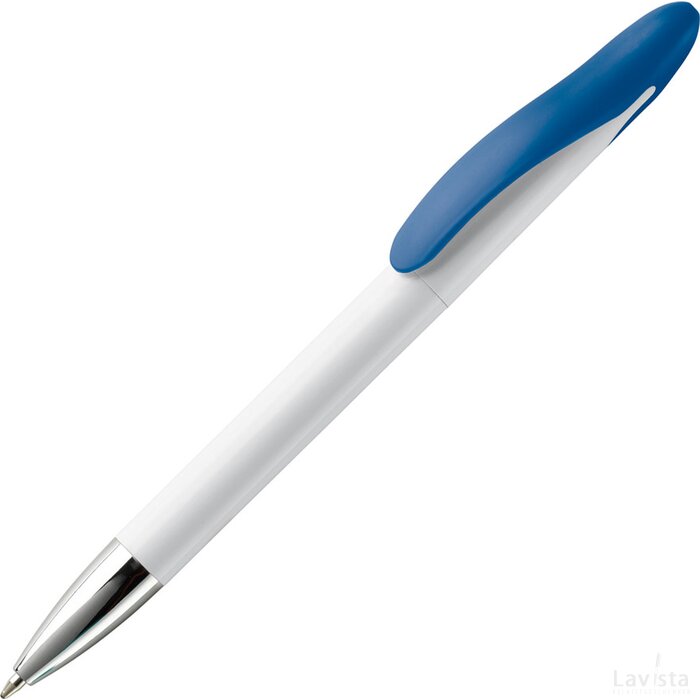 Balpen Speedy hardcolour wit / blauw