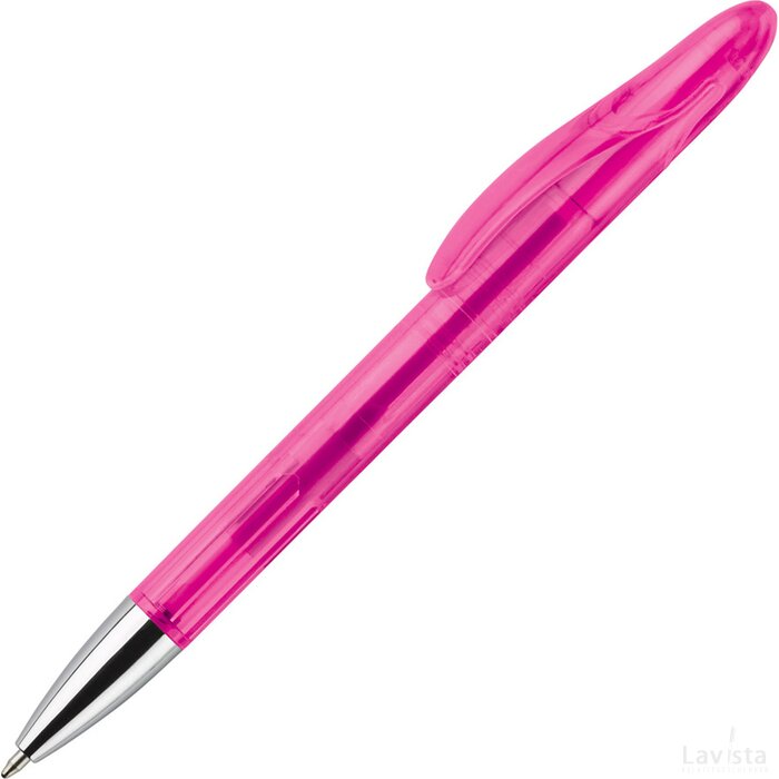 Balpen Speedy transparant transparant roze