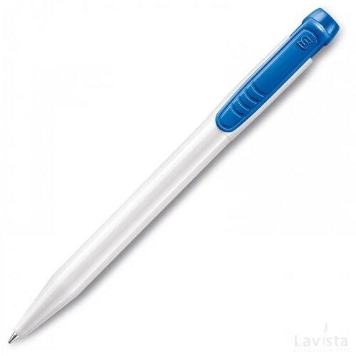 Balpen Pier hardcolour wit / licht blauw