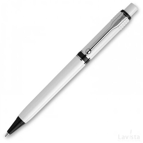 Balpen Raja hardcolour wit / zwart