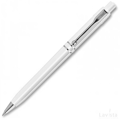 Balpen Raja Chrome hardcolour wit