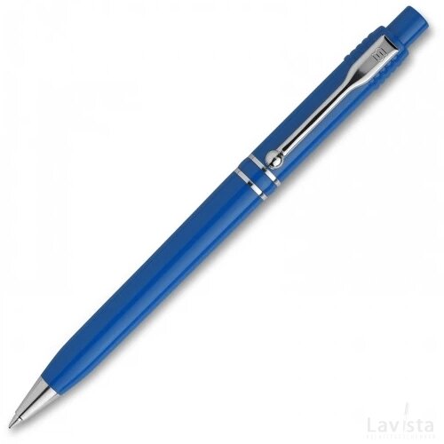 Balpen Raja Chrome hardcolour lichtblauw