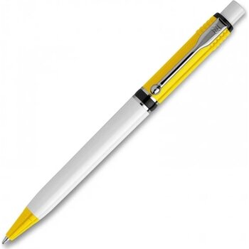 Balpen Raja Colour hardcolour geel / wit