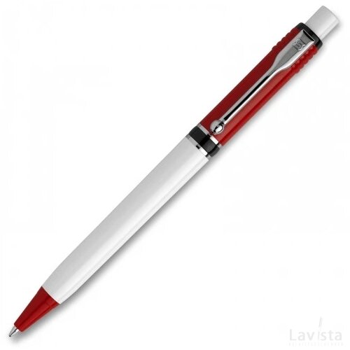 Balpen Raja Colour hardcolour rood / wit