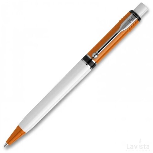 Balpen Raja Colour hardcolour oranje / wit