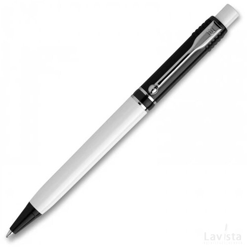 Balpen Raja Colour hardcolour zwart / wit