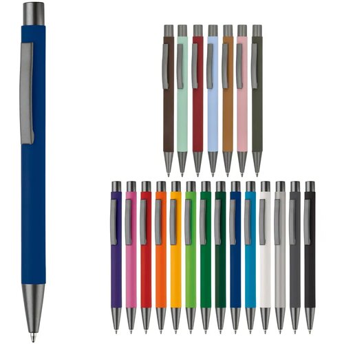 New York Rubberised Metalen Balpen