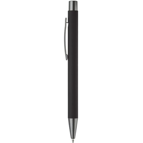 Balpen metaal New York rubberised zwart