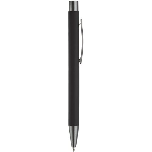 Balpen metaal New York rubberised zwart