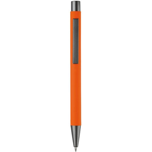 Balpen metaal New York rubberised oranje
