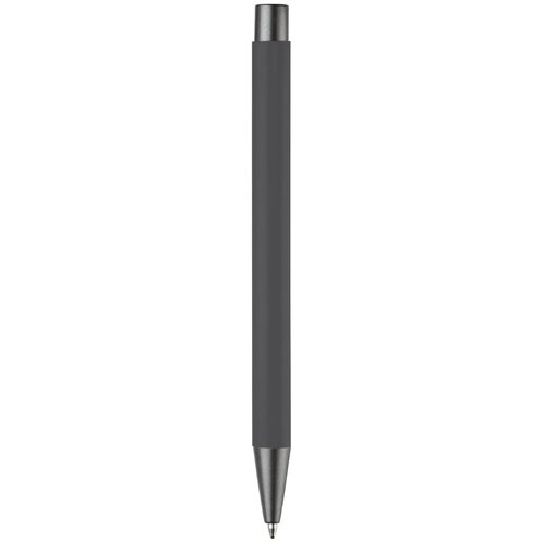 Balpen metaal New York rubberised grijs