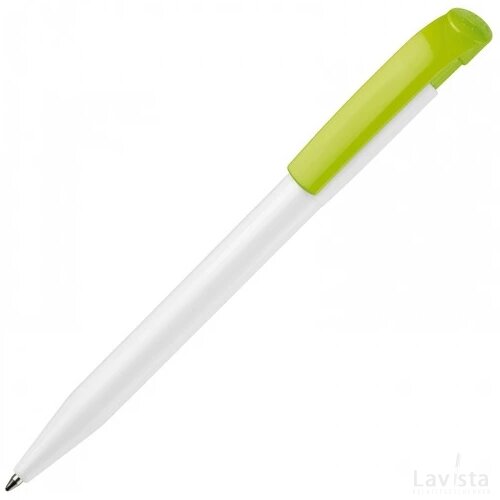 Balpen S45 hardcolour wit / licht groen