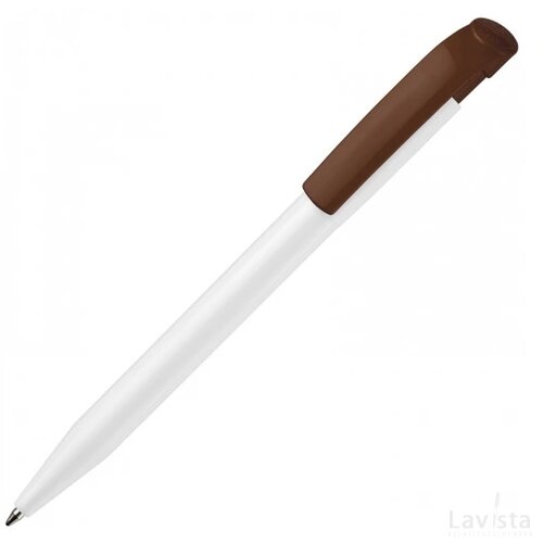 Balpen S45 hardcolour wit / bordeaux