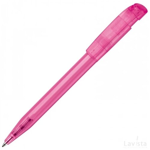 Balpen S45 Clear transparant transparant roze