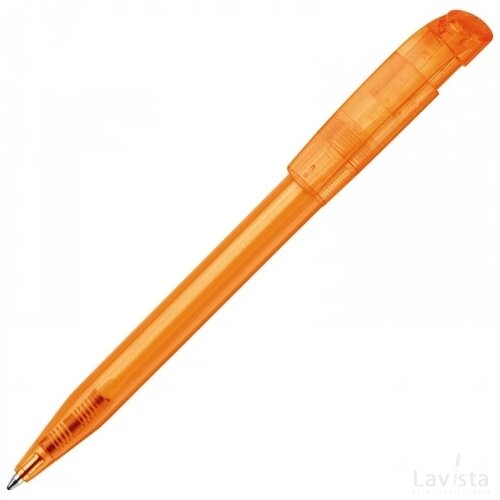 Balpen S45 Clear transparant transparant oranje