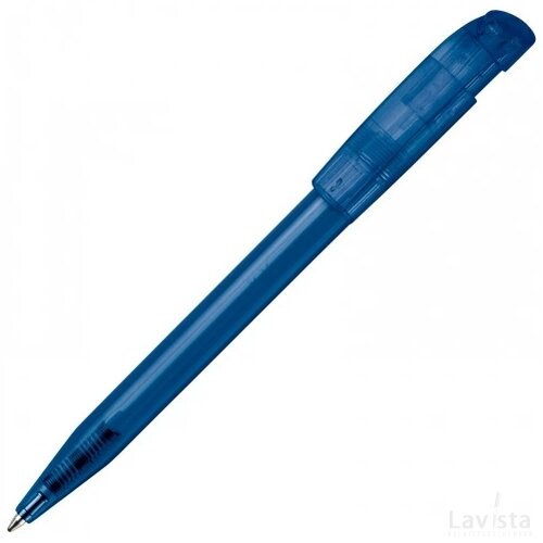 Balpen S45 Clear transparant transparant donker blauw