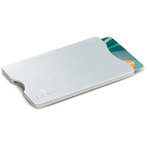 RFID kaarthouder hardcase zilver
