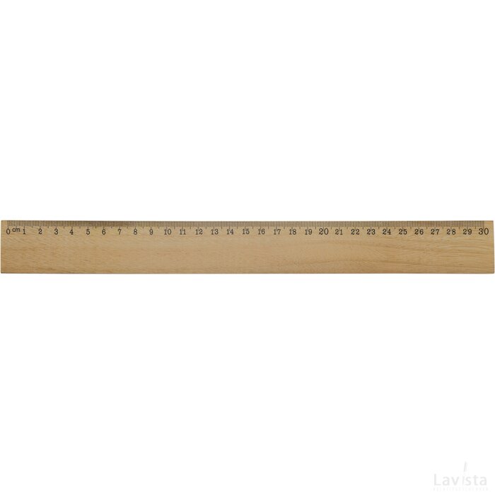 Houten liniaal 30cm hout