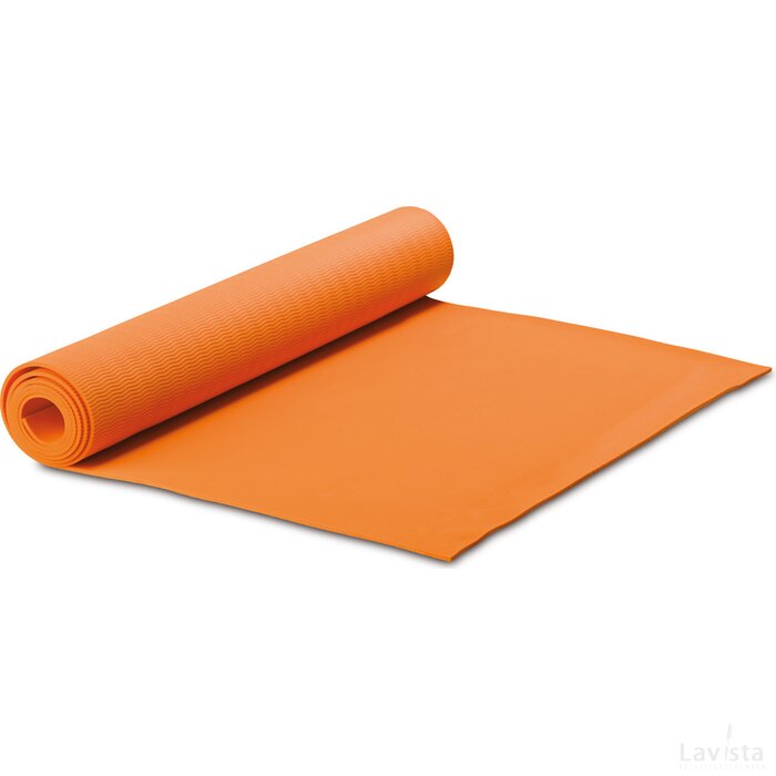 Fitness yogamat met draagtas oranje
